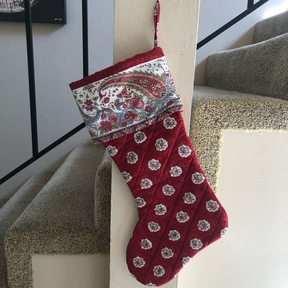 Stitched Antique Christmas Stockings - Picture 2 of 8